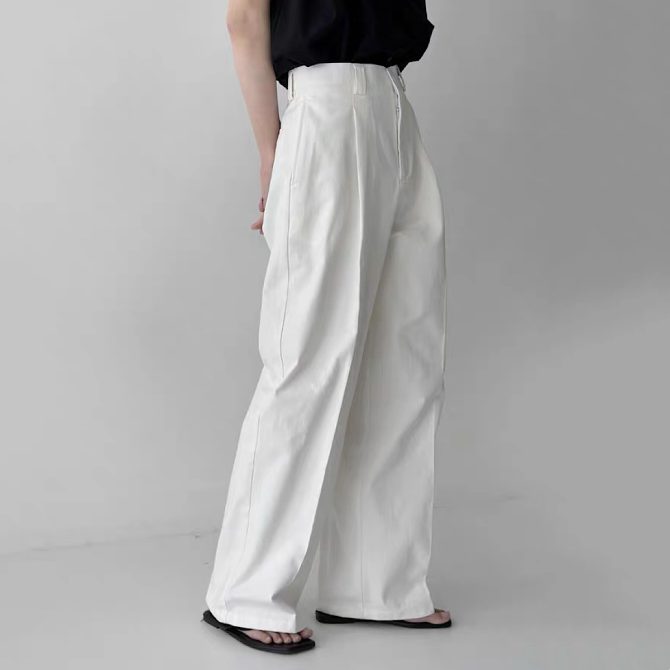 Wide Khaki Pant - Hình ảnh 3